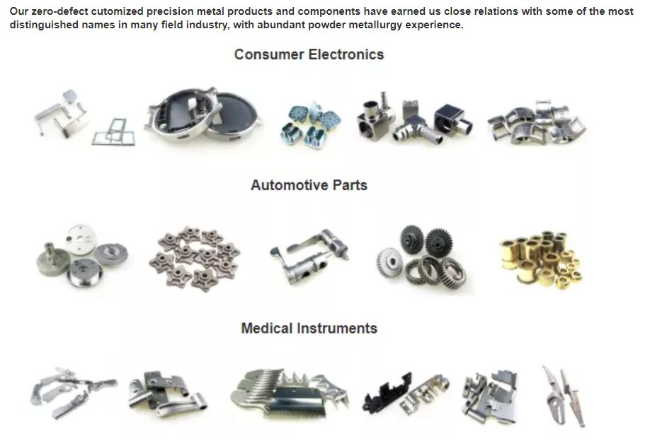 precision metal products and components