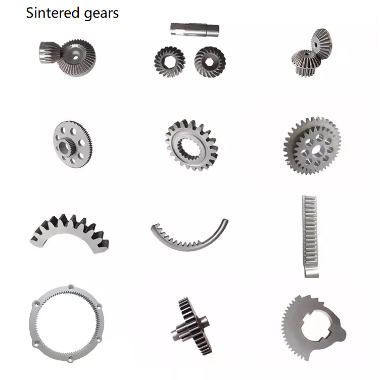 Car intake system sintered gears