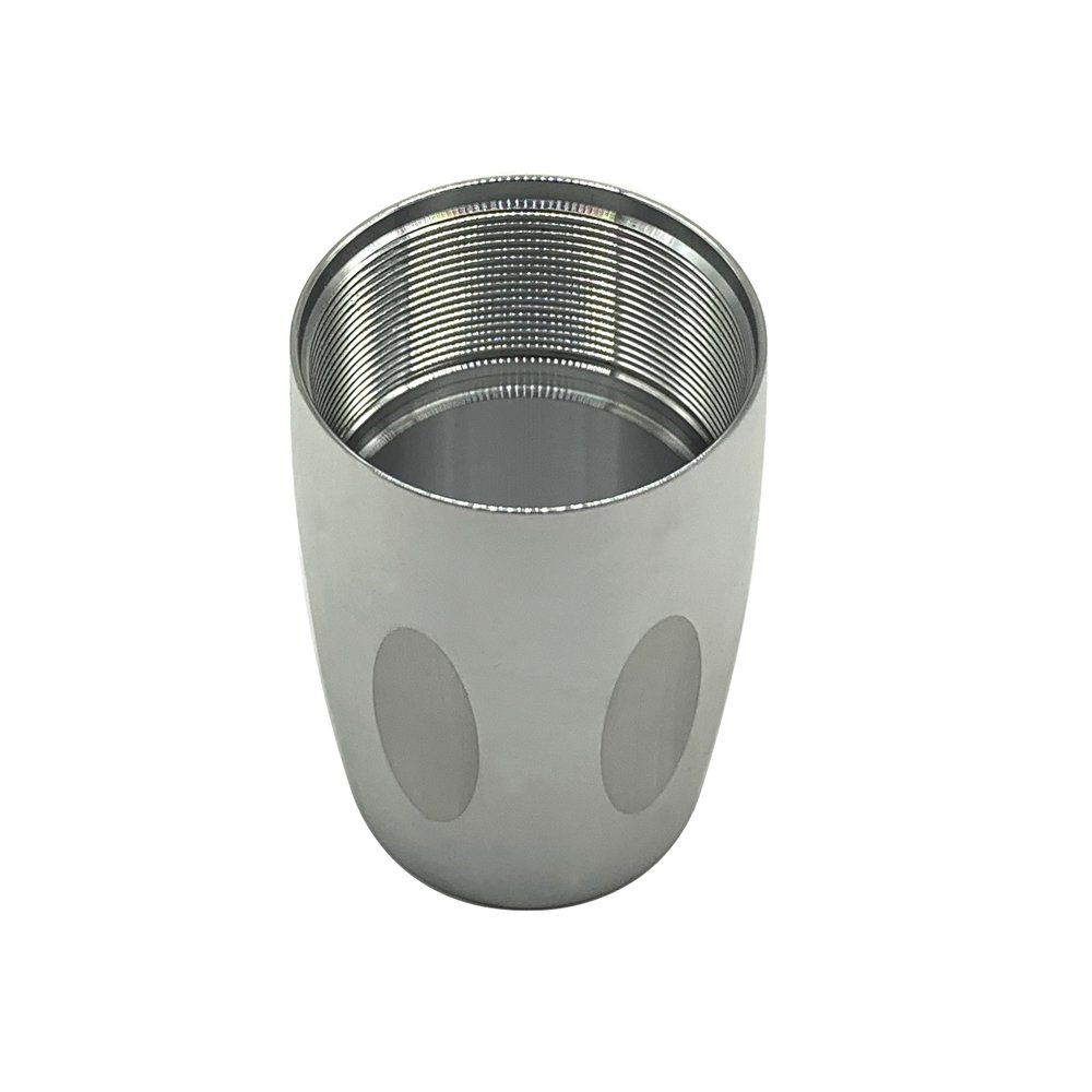 CNC Machined Slotted Cylinder Sleeve - view 3