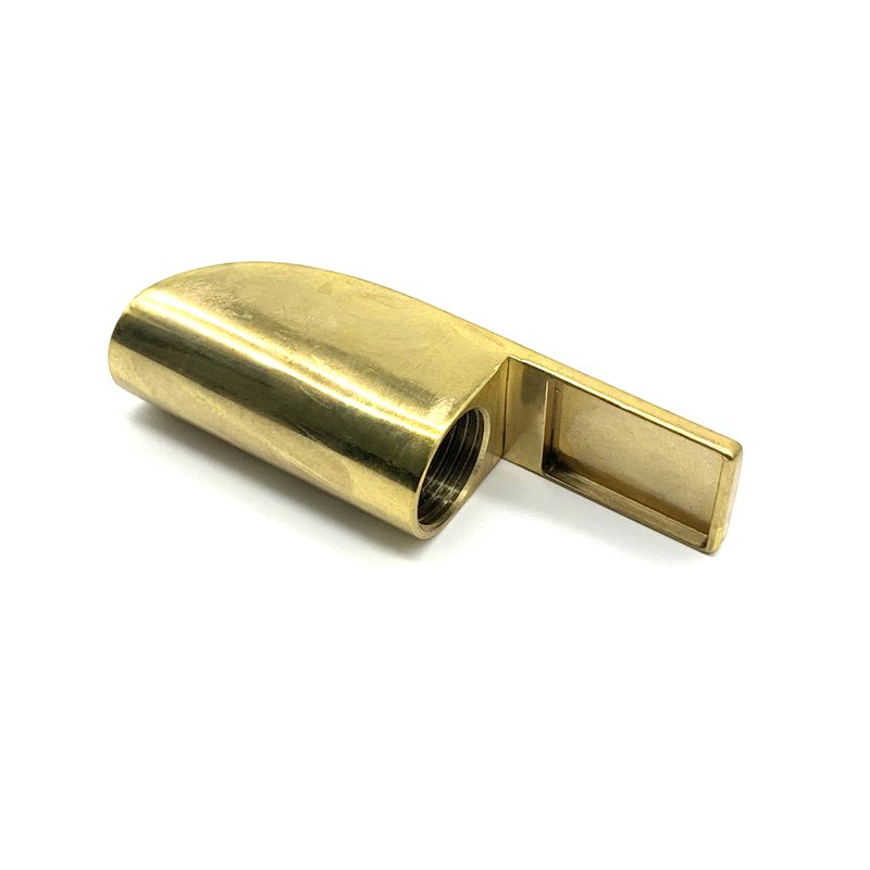 CNC Machined Brass Pen Cap - view 3